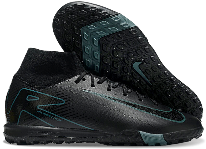 Сороконожки Mercurial Air Zoom Superfly X Elite TF Black 651 фото