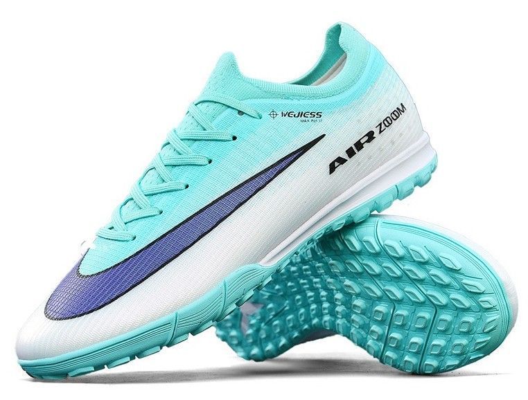 Сороконожки Air Zoom Mercurial Vapor TF Turquoise 2161 фото