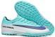 Сороконожки Air Zoom Mercurial Vapor TF Turquoise 2161 фото 1