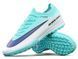 Сороконожки Air Zoom Mercurial Vapor TF Turquoise 2161 фото 4