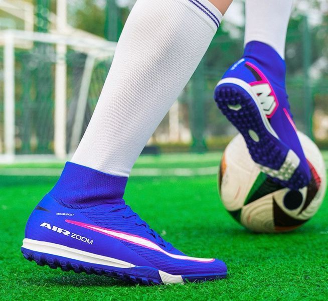 Сороконожки Air Zoom Mercurial Superfly TF Blue 2155 фото