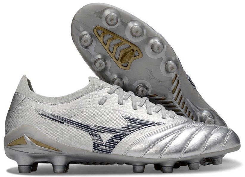 Бутси Morelia Neo IV Elite FG Platinum Silver 578 фото