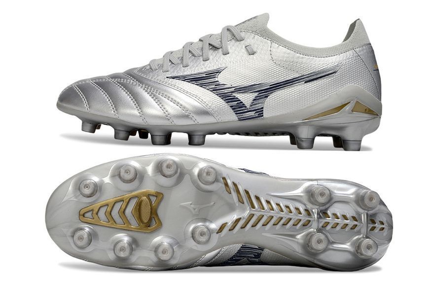 Бутси Morelia Neo IV Elite FG Platinum Silver 578 фото